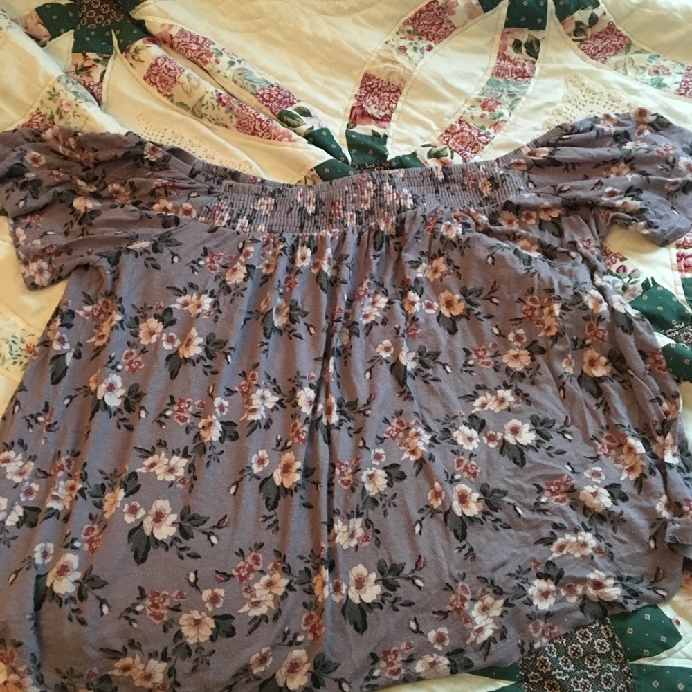American Eagle soft and sexy off the shoulder top